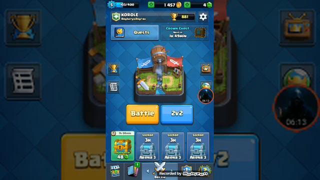 Прохожу с 3 арены всё заного! В Clash Royale смотреть онлайн