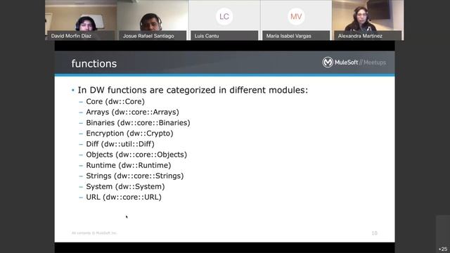 [SPANISH] Introduction to DataWeave 2.0 - Online Spanish MuleSoft Meetup #1.2 смотреть онлайн