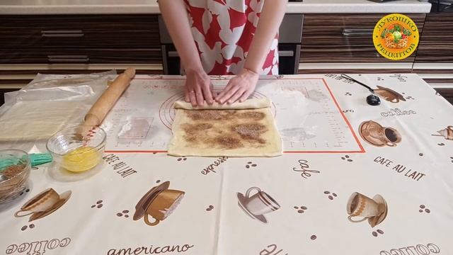 Печенье «Ушки» из слоеного теста ┃ Лукошко Рецептов смотреть онлайн