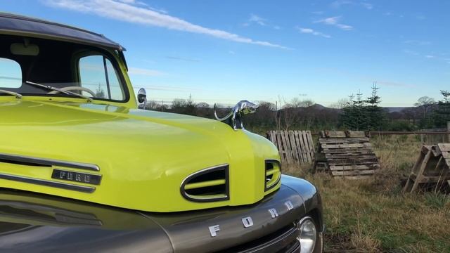 Christmas tree shopping in the 1950 Ford F2 Flathead V8 Pickup! смотреть онлайн