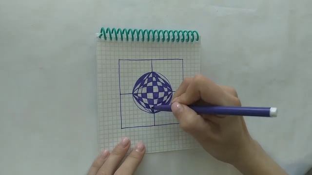 КАК НАРИСОВАТЬ ИЛЛЮЗИЮ ШАР #иллюзия смотреть онлайн
