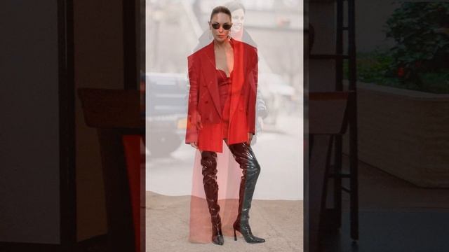 44 СТИЛЬНЫХ АУТФИТА на ОСЕНЬ | РОСКОШНЫЙ КРАСНЫЙ смотреть онлайн