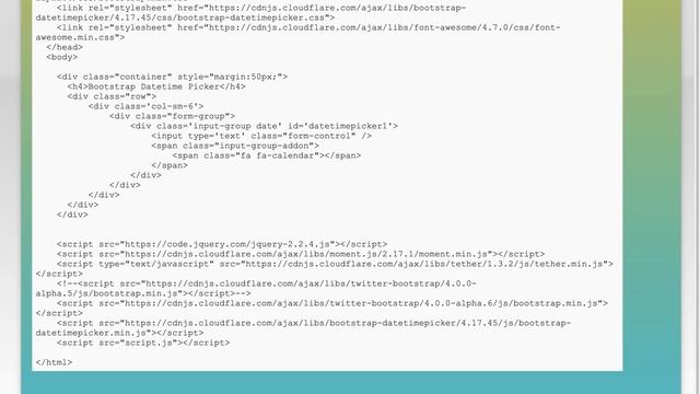 Bootstrap Datetime Picker not working with Bootstrap 4 Alpha 6 смотреть онлайн