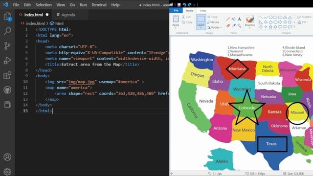 Map & Area tag (map tag, area tag) Class 7-How to use map tag and area tag in HTML? смотреть онлайн
