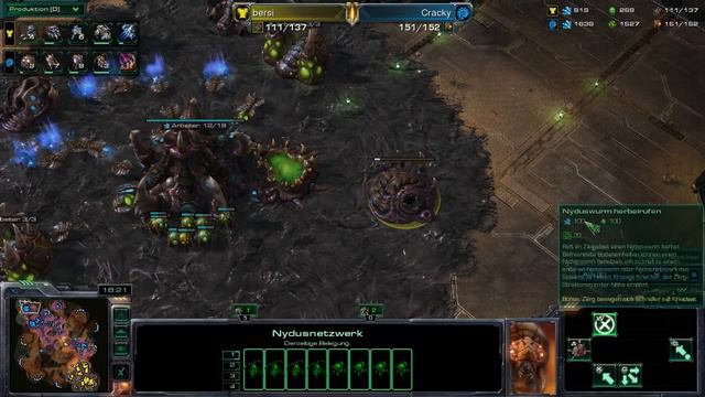 StarCraft 2 HotS Bersi vs Cracky TvZ Game 3 смотреть онлайн