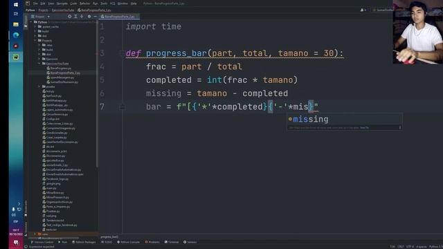 ✅Como hacer barra de progreso en Python Terminal | PARTE 2 | PYTHON TUTORIAL смотреть онлайн