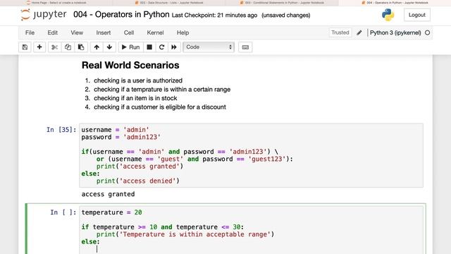 042 - Real World Use Case for Operators in Python смотреть онлайн
