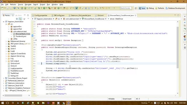 Cross Browser Test in Selenium Webdriver using BrowserStack Cloud смотреть онлайн