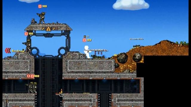 Cortex Command обзор фракций Коалиция. смотреть онлайн