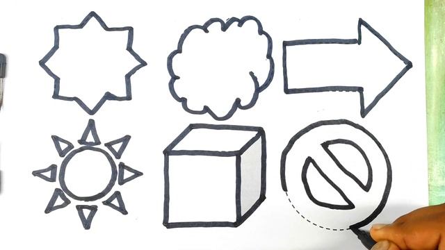 learn 2d shape for kids, nursery rhymes, preschoolers educational video in hindi,easy drawing shape смотреть онлайн