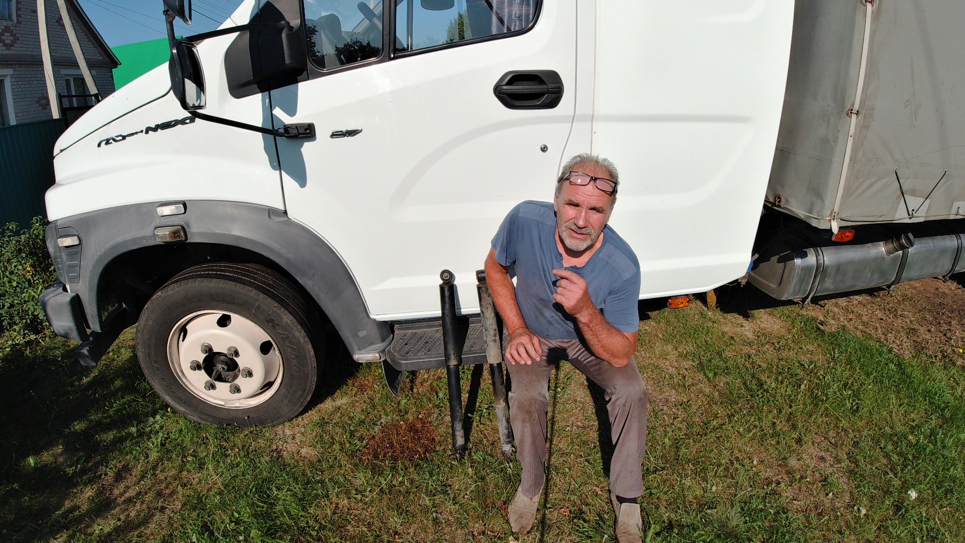 Как проверить работоспособность амортизаторов на автомобиле Газон Next смотреть онлайн