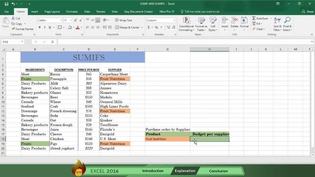 How to use correctly Sumif & Sumifs Functions | Excel смотреть онлайн