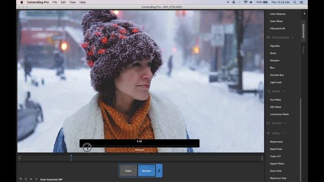 Coloring Snowy Video Footage With CameraBag for Mac/PC смотреть онлайн