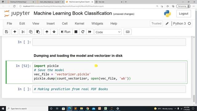 Dump and Load The Model - Book Classification Django Machine Learning смотреть онлайн