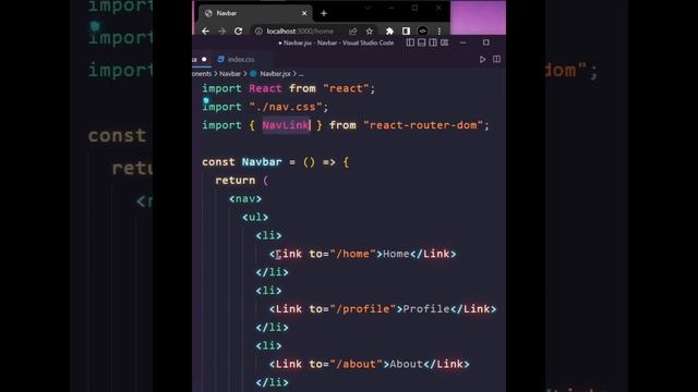 React js Active Link Style in 60s | React js Tips for saving your time смотреть онлайн