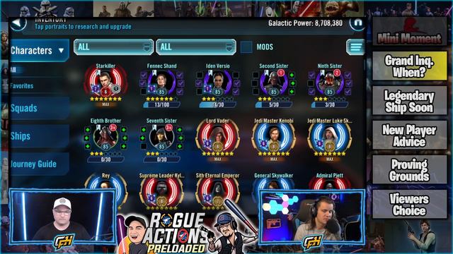 Grand Inquisitor When + Ship Legendary Event? | Star Wars: Galaxy of Heroes смотреть онлайн