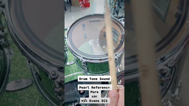 Drum Tone Sound Pearl Reference Pure และ หนัง Evans EC2 смотреть онлайн
