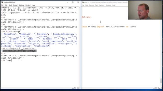 Python Basics String Module Pt. 2 смотреть онлайн