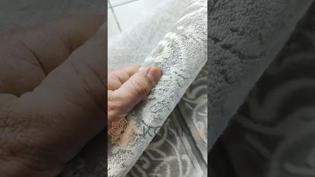 Ковер круглый Therapy 6866 серый/ белый смотреть онлайн