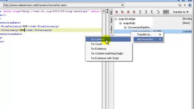 soapUI : How to use xPath match expression and properties смотреть онлайн