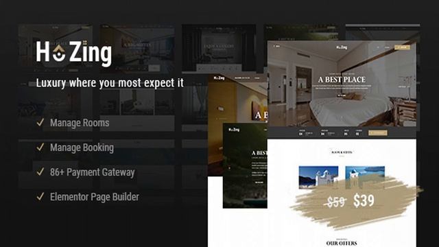 Hozing Hotel Booking WordPress Theme | Themeforest Website Templates and Themes смотреть онлайн