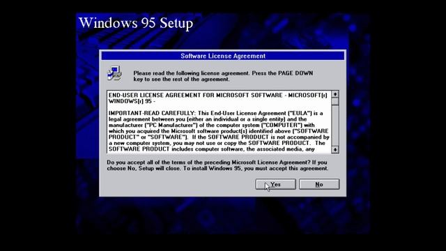 Windows 95 Install Tutorial смотреть онлайн