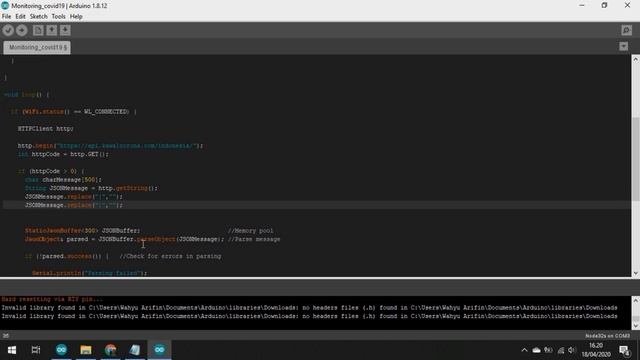 [FREE SOURCE CODE] Belajar API JSON ESP32S/ESP8266 - IOT Indonesia Covid 19 Arduino смотреть онлайн