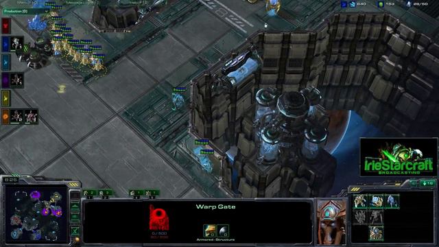 Starcraft 2 - 3v3: (T)Nefi, (P)SamK, (P)Lurker vs. (Z)Chanmanx, (P)BoSs, (Z)Nick смотреть онлайн