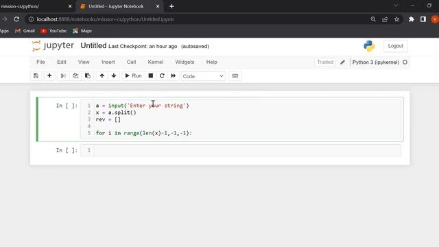 How to reverse words in a string. | Python Code смотреть онлайн