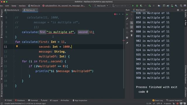 036 Kotlin Programming Language Fundamentals - Default Arguments & Named Arguments смотреть онлайн