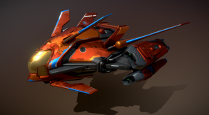 SPARROW Fighter Spacecraft в 3D от CGPitbull