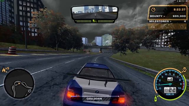 NFS MW 2005: every single unit after the guy.... смотреть онлайн