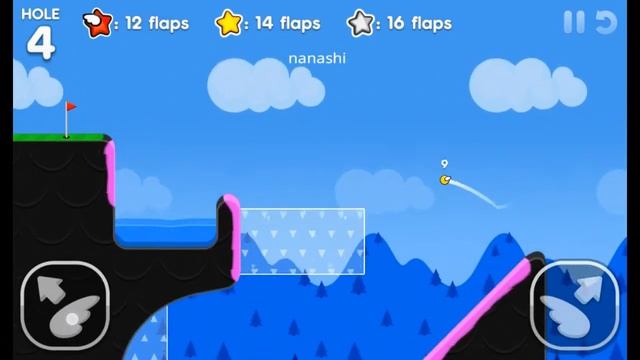 Flappy Golf 2 - Sticky Land Hole 4 (11 Flaps) смотреть онлайн