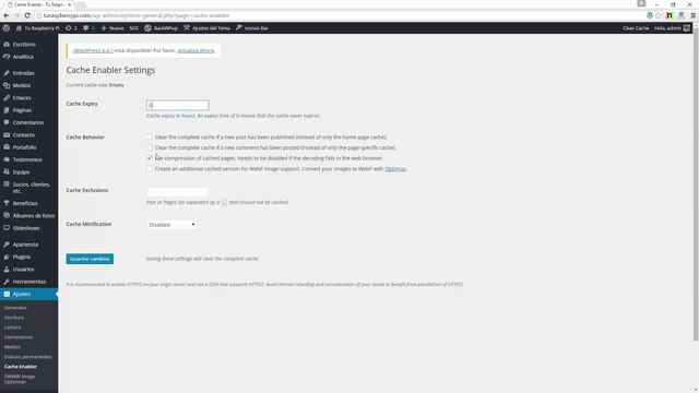Cache Enabler para Wordpress смотреть онлайн