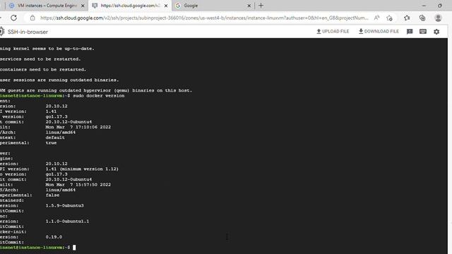 Google cloud- docker -virtual machine смотреть онлайн