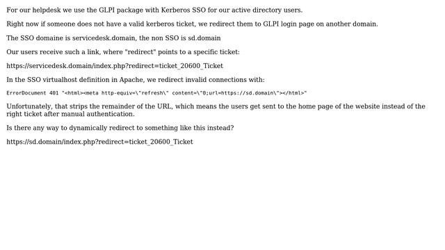 DevOps & SysAdmins: apache 401 redirect for kerberos authentication смотреть онлайн