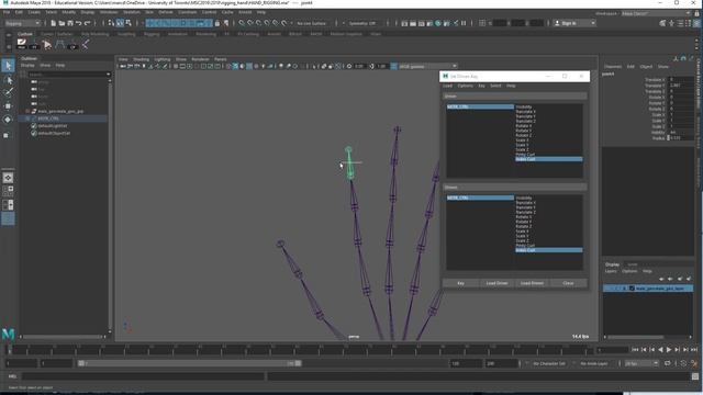 Using Set Driven Keys in Maya смотреть онлайн