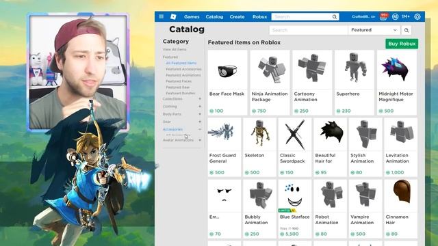 MAKING LINK FROM ZELDA A ROBLOX ACCOUNT!! смотреть онлайн