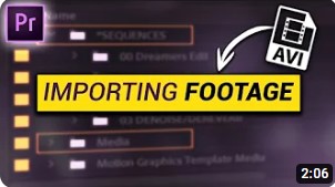 Как импортировать видео (руководство Premiere Pro)