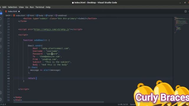 How to send Email using JavaScript Only - 100% working смотреть онлайн
