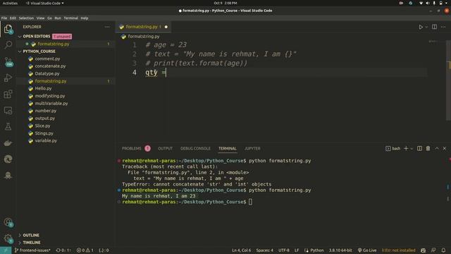 What is Format - Strings in Python || Python Tutorial смотреть онлайн