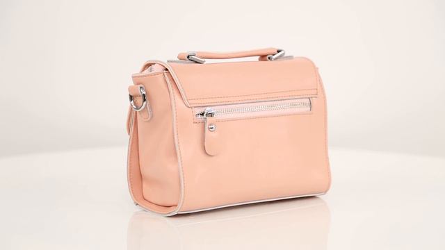 СУМКА ИЗ НАТУРАЛЬНОЙ КОЖИ 013034, ЦВЕТ РОЗОВЫЙ смотреть онлайн