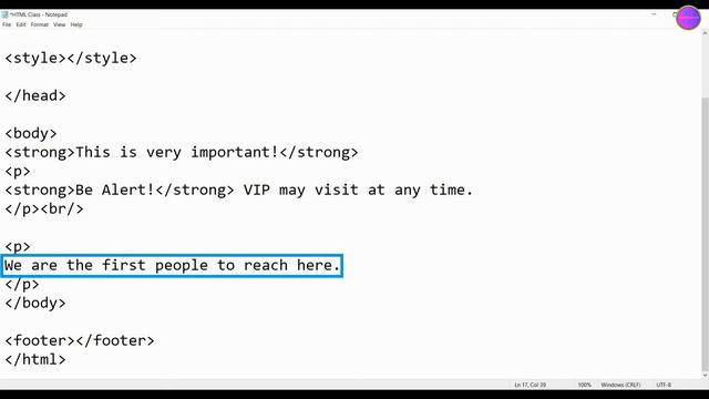 How To Use Strong Tag & Em Tag In HTML