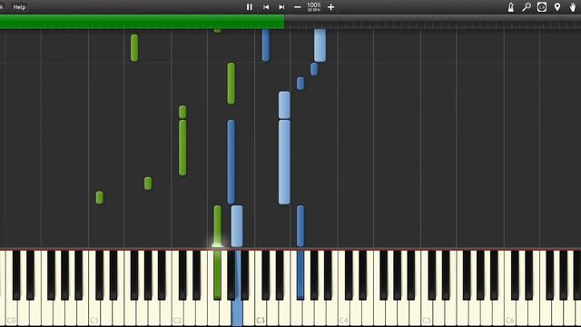 My Immortal Piano Tutorial with Synthesia 100% смотреть онлайн