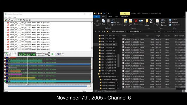 11-07-2005 - Channel 6 - CASO Dispatch смотреть онлайн
