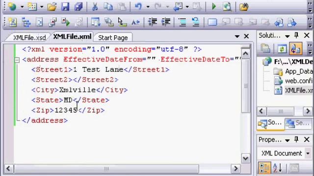 Visual Studio 2008: Create XSD File смотреть онлайн