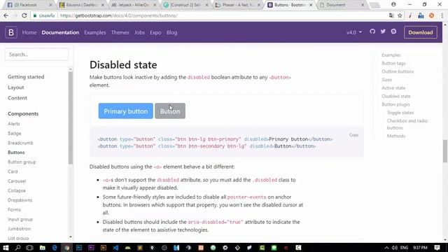 Bootstrap 4 - รู้จักกับ Components ต่างๆ ใน Bootstrap [ตอนที่ 3] смотреть онлайн
