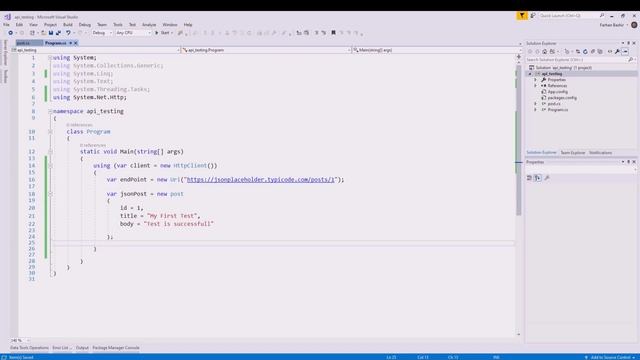 API in C Sharp - JSON API Get and Post Using C Sharp dot net | JSON API Using C#.net смотреть онлайн
