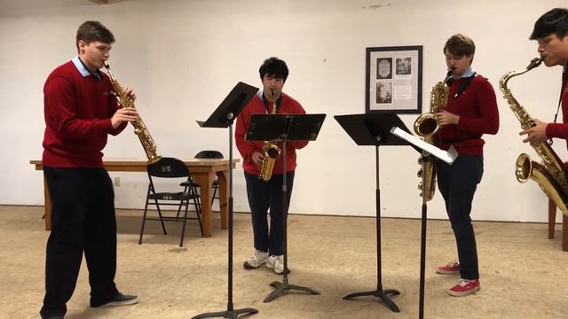 Interlochen 2017 Aurora Quartet : Dubois Saxophone Quartet - Movement 3 смотреть онлайн