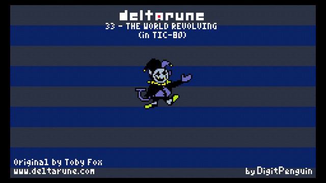 Undertale & Deltarune Remixes On TIC-80 - The World Revolving смотреть онлайн